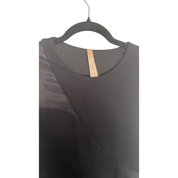 Bailey 44 Small Black Sleeveless Sheath Dress Sheer Mesh Panels - Picture 4 of 16